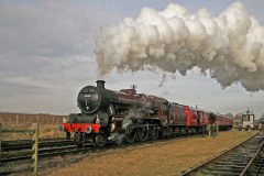 Preserved LMS ‘Jubilee’ 5596 ‘Leander’ on GCR