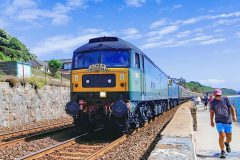 D1935 & 47 614 passing Dawlish