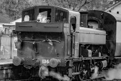 GWR no.1369 awaiting departure from Buckfastleigh